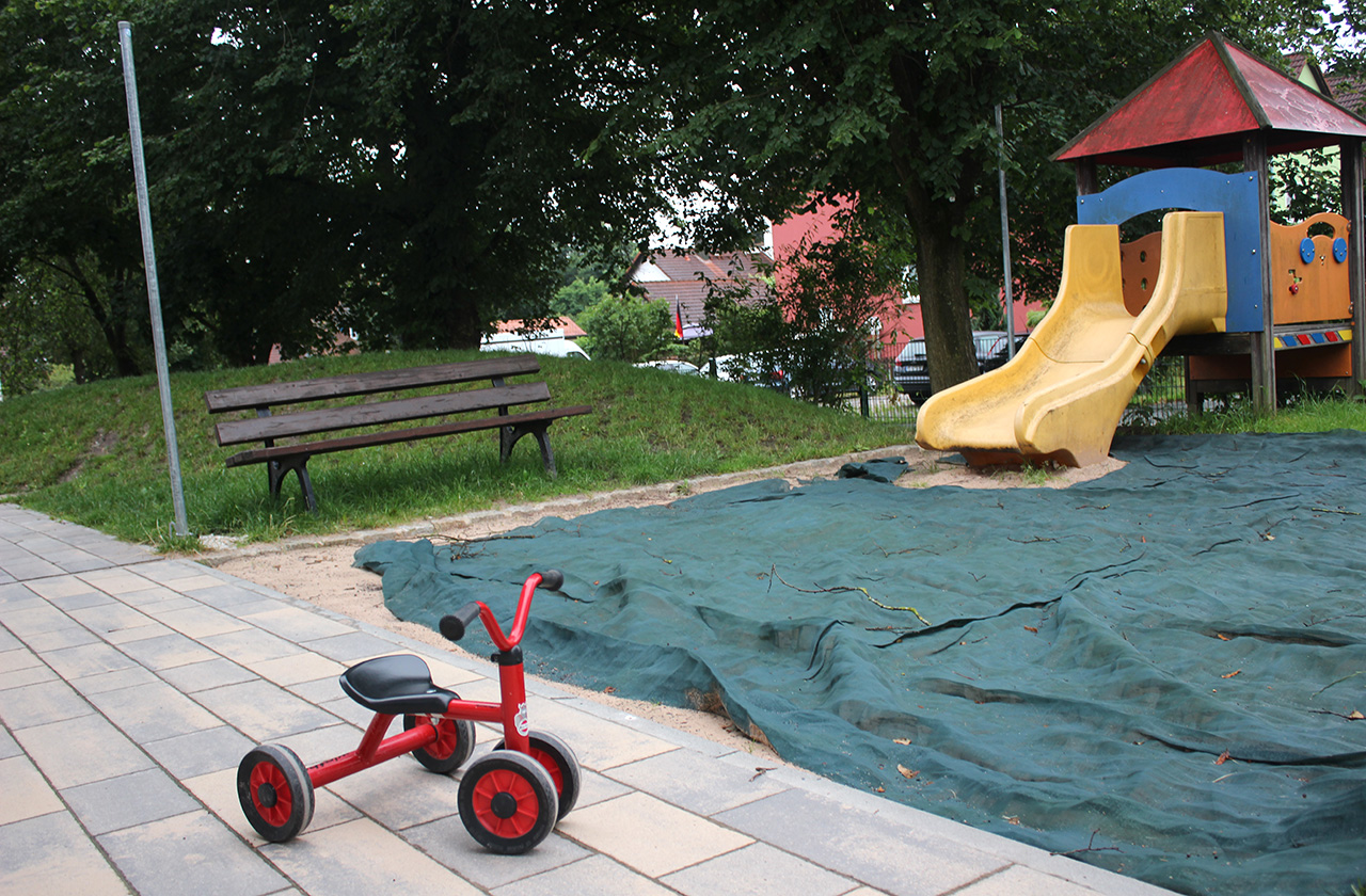Krippe Garten